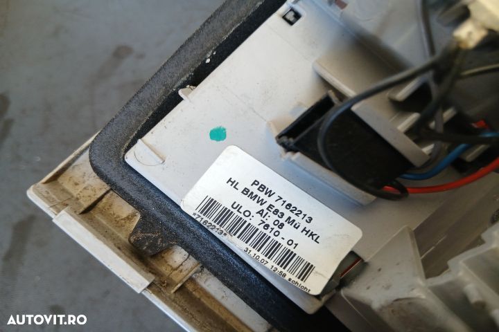 Lampa / Tripla stop stanga pe hayon 7162213 7162213 BMW X3 E83 [facel - 4