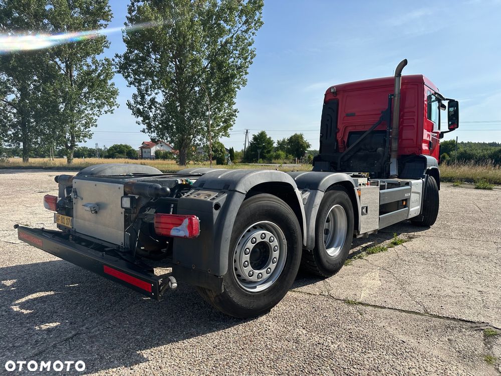 MAN TGS 26.360 6X4X2  HYDRODRIVE  180tys km POD ZABUDOWE ASENIZACYJNY  WYWROTKA - 10