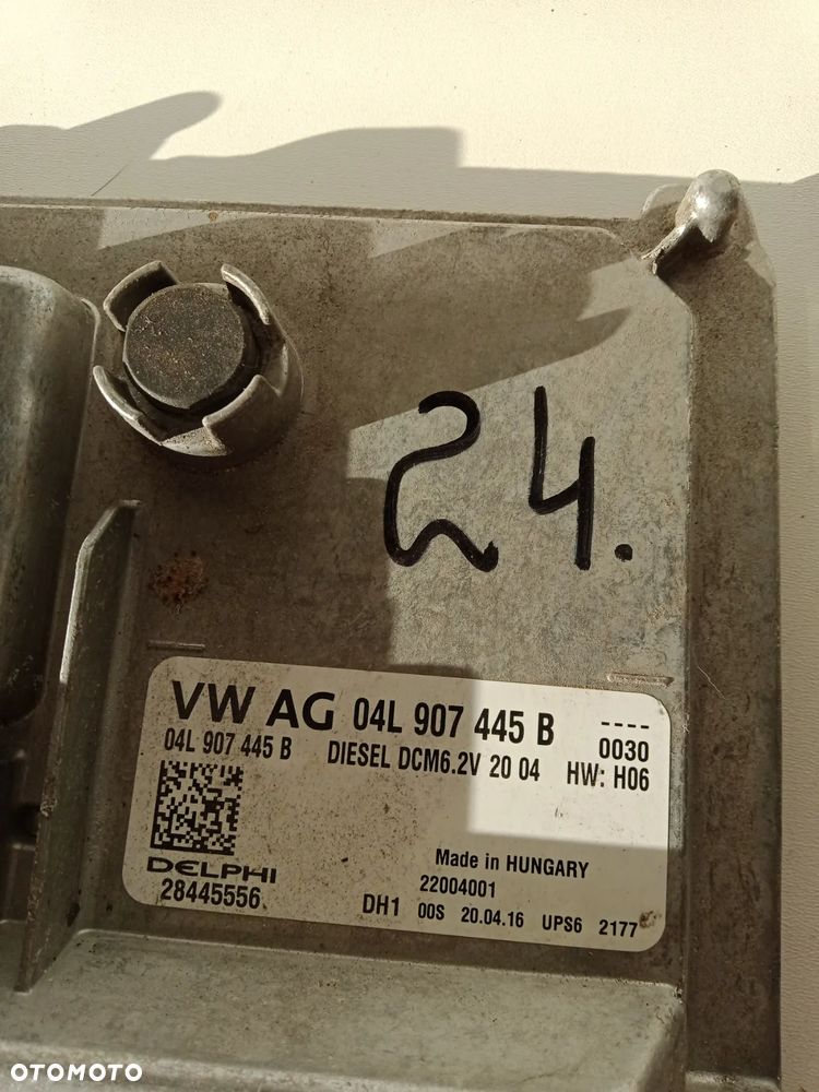 KOMPUTER STEROWNIK SILNIKA SKODA OCTAVIA III GOLF VII LEON III 1.6 TDI 04L907445B - 3
