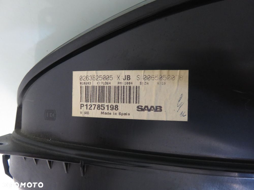 LICZNIK SAAB 9-3 II 2.2 TiD P12785198 0263625005 - 6