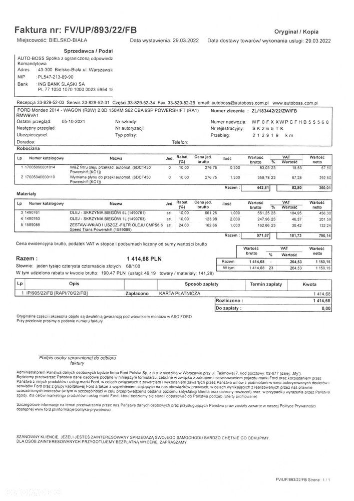 Ford Mondeo 2.0 TDCi Titanium PowerShift - 30
