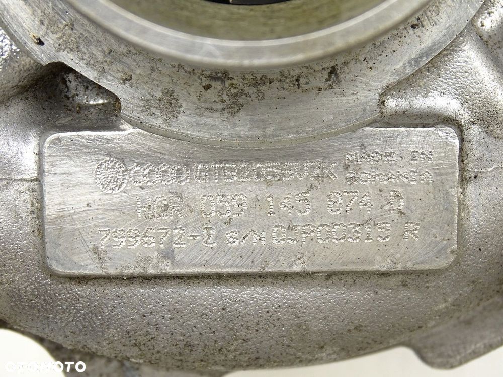 TURBOSPRĘŻARKA AUDI A6 C7 A7 4G 3.0 TDI CLA CDU 059145874D - 4