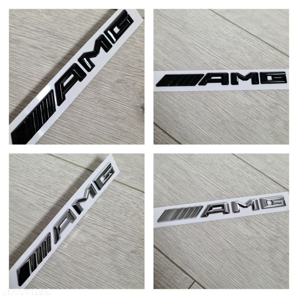 Emblema-Sigla-Logo-AMG-Spate-Haion-Mercedes-A-C-E-S-CLS-GLE-GLC-CLA-SL - 1