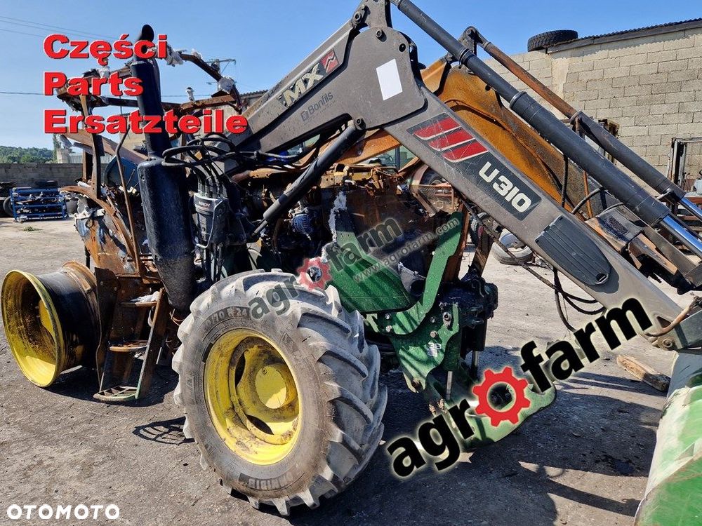 John Deere 6105MC części, skrzynia biegów, silnik - 2