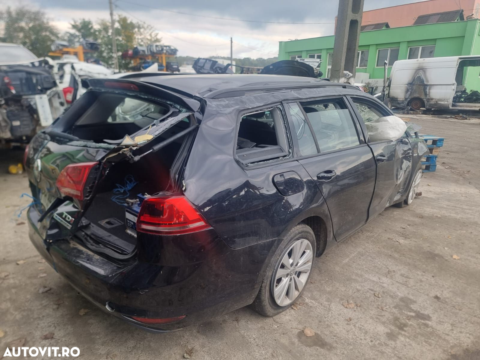Mâner exterior stânga față Volkswagen VW Golf 7 [2012 - 2017] 1.6 - 4