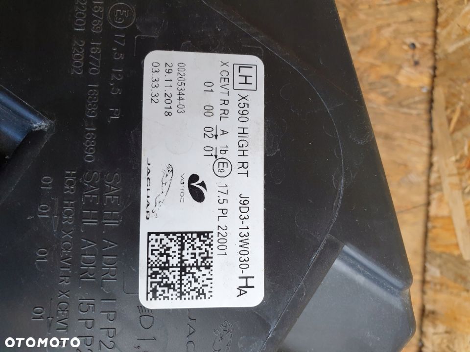 JAGUAR I-PACE LAMPA LED LAMPA LEWA IPACE X590 - 5