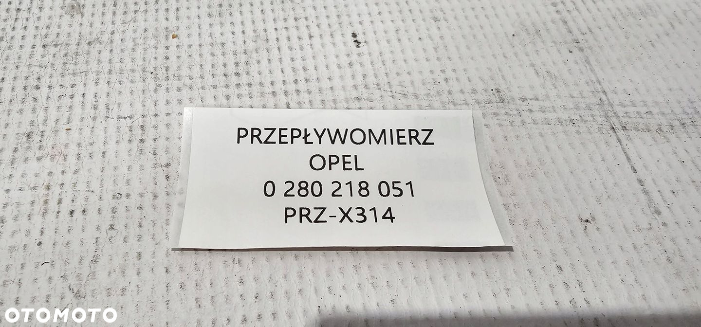 NOWY ORYGINALNY PRZEPŁYWOMIERZ OPEL ASTRA G ZAFIRA A SPEEDSTER - 0280218051 - 6