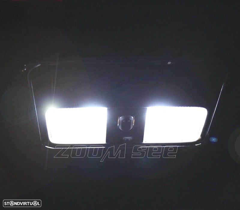 KIT COMPLETO DE 10 LAMPADAS LED INTERIOR PARA RENAULT KOLEOS INTERIOR LED 09-16 - 3