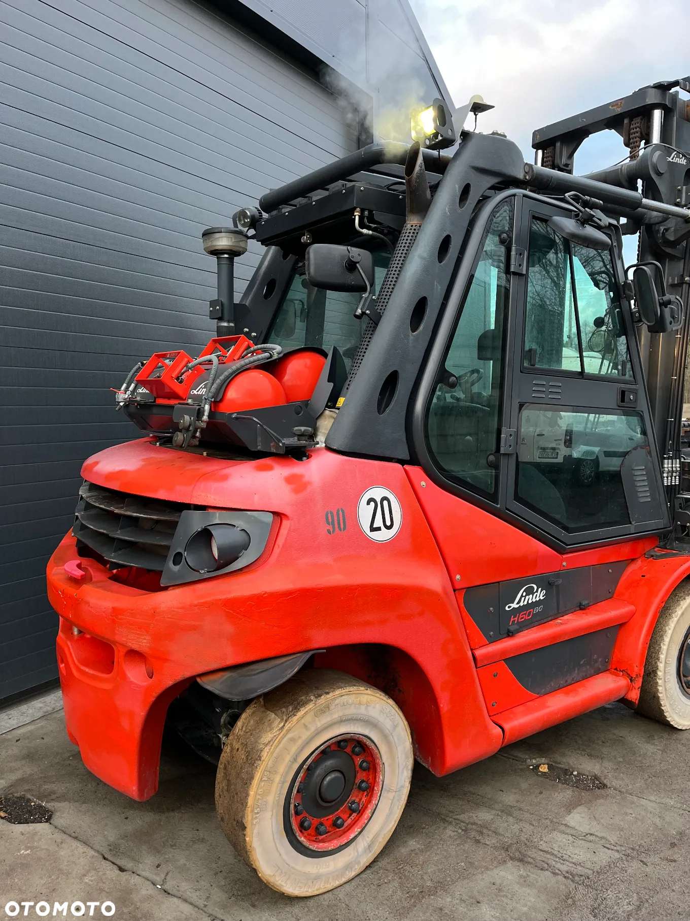 Linde H60-T 396-03 Gaz Kabina Klima Pozycjoner Przesuw boczny - 10