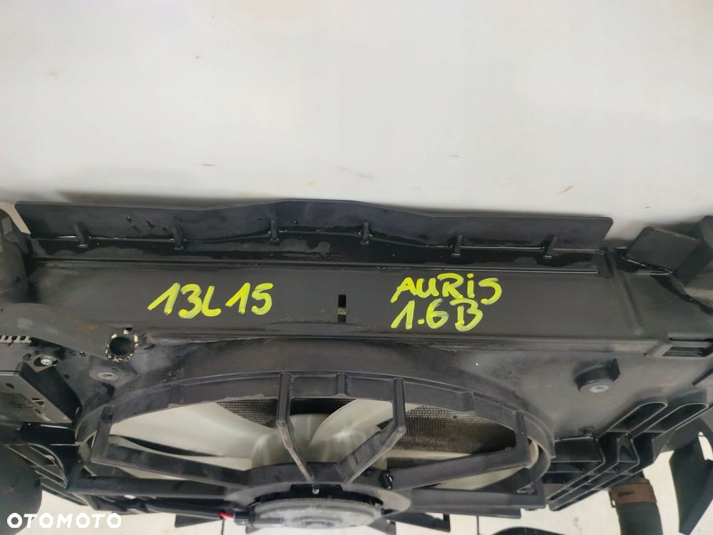 toyota auris i 06r- komplet chłodnic wentylator 1.6 benzyna - 4