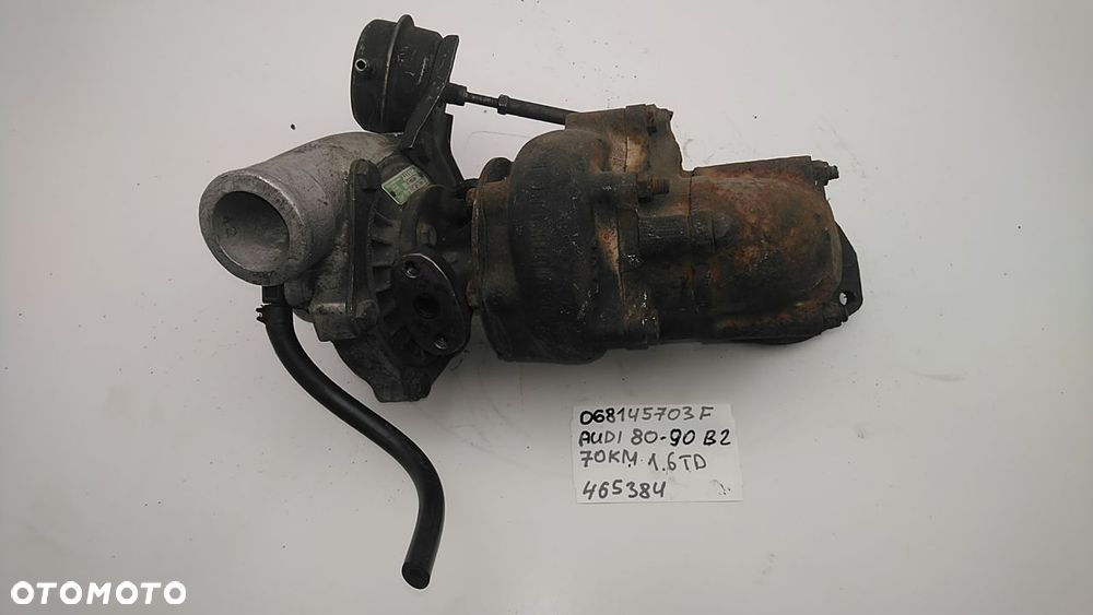 TURBINA 1.6 TD 70KM GOLF JETTA AUDI 068145703F 465384 - 5