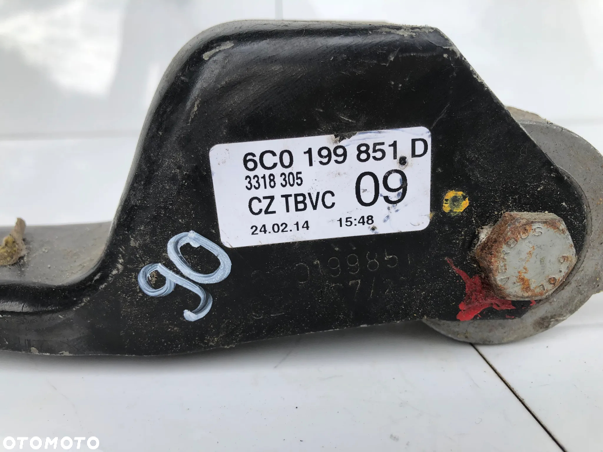 PODUSZKA SILNIKA SKODA FABIA III 6C0199851D - 2