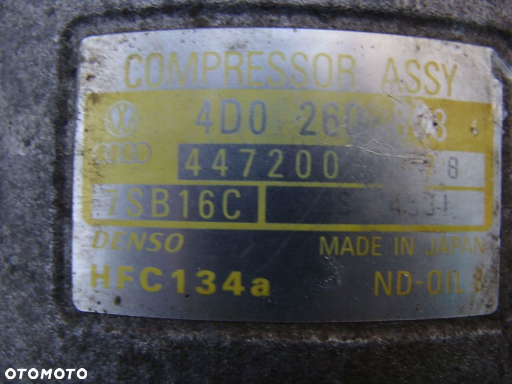 sprężarka klimatyzacji audi a6 c6 4d0260808 ! - 2