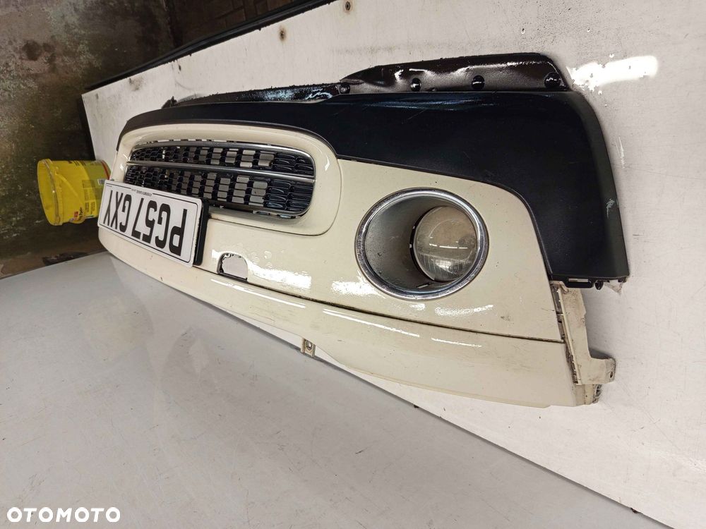 + ZDERZAK PRZÓD PRZEDNI MINI COOPER R55 R56 PEPPER WHITE BIAŁY HALOGENY - 2