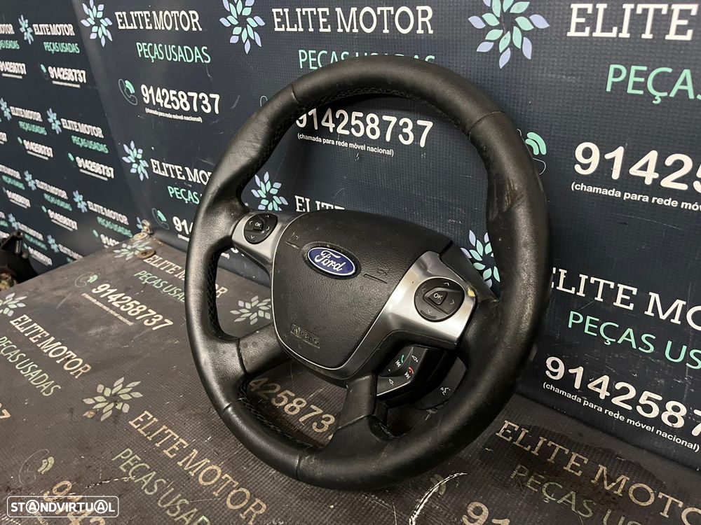 Volante usado pele com airbag FORD C-MAX II - 1