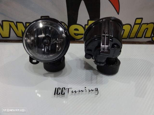 Farois de nevoeiro com luz branca 5000k para BMW F10, F11, F22, F23, E92, E93, F07 em cristal ou em fundo escurecido (smoke) - 13