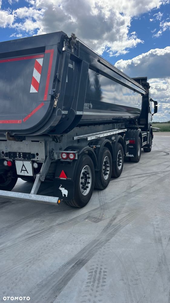 Scania G500 Nex Gen 4x4 stały napęd, skrzynia redukcyjna, biegi terenowe, kabina z łóżkiem, hydraulika do wywrotu, z Niemiec, opticruise ze sprzęgłem SCANIA 4x4 XT G500 ciągnik (nie Mercedes AROCS Volvo Man itp) - 14
