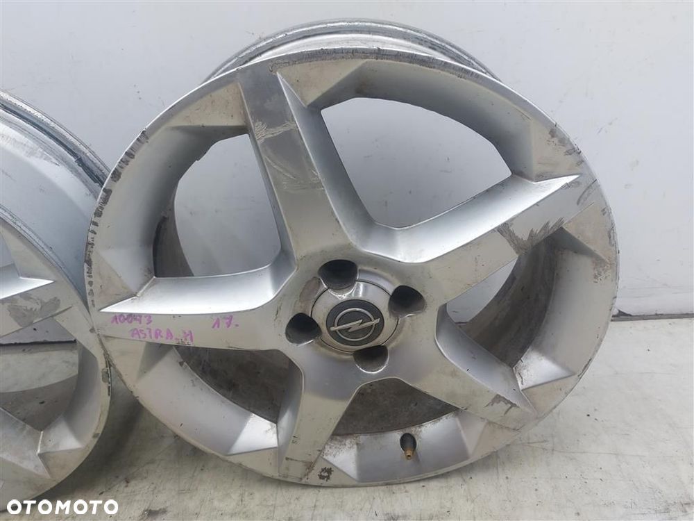 Alufelgi FELGI ALUMINIOWE 2 SZT Opel Astra H  6.5X17 " 4X100 ORYGINAŁ - 9