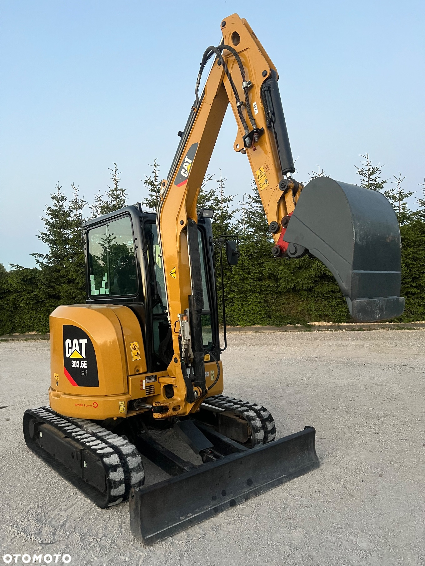 Caterpillar MINIKOPARKA CAT 303.5 E CR 2019r Catepillar 304 303 305 302,7 Bobcat e34 35 26 3x łyżka wiertnica grabie koparka mini gąsienicowa 3,5tony - 9