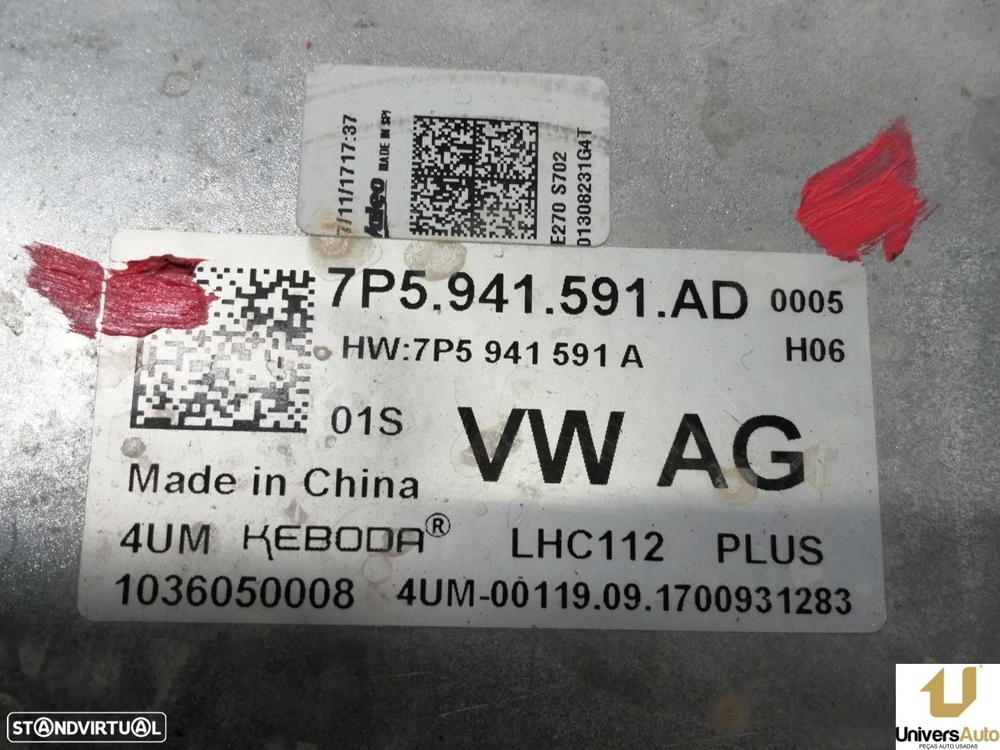 CENTRALINA FARÓIS XENON SEAT ARONA 2017 -7P5941591AD - 4