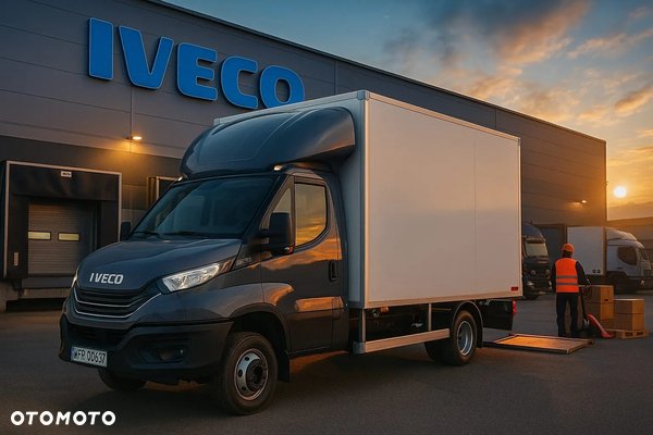 Iveco 50C18 BLIŹNIAK KONTENER Z WINDĄ 1000 kg SILNIK 3 LITRY LEDY !!!