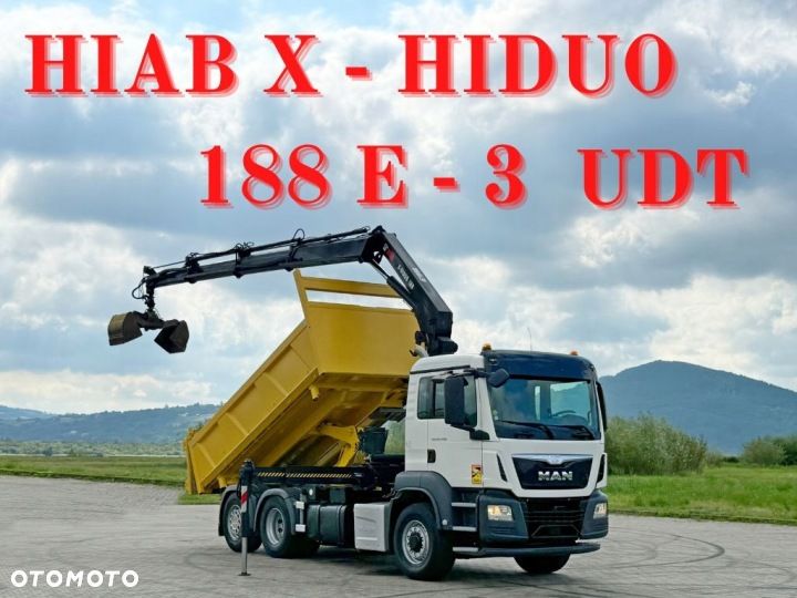 MAN TGS 26.400 *WYWROTKA 4,75m *HIAB X - HIDUO 188 E-3/PILOT *6x4 *STAN BDB - 1