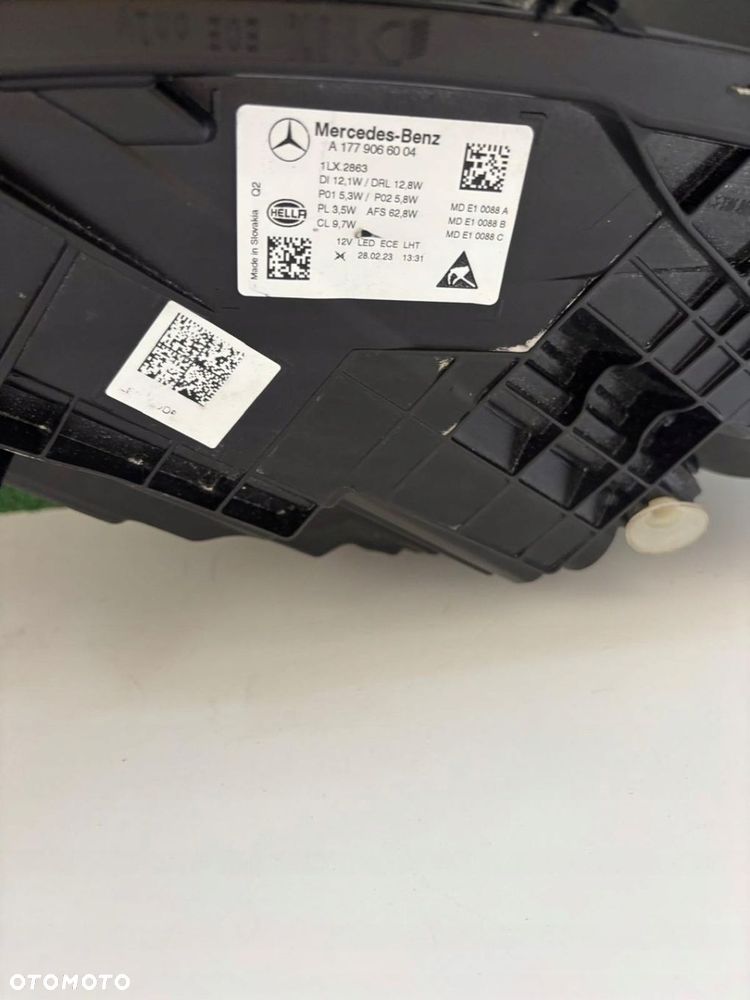 LAMPA PRAWA REFLERTOR PRAWY MERCEDES W177 LIFT FULL LED MULTIBEAM IDEAŁ EU - 4