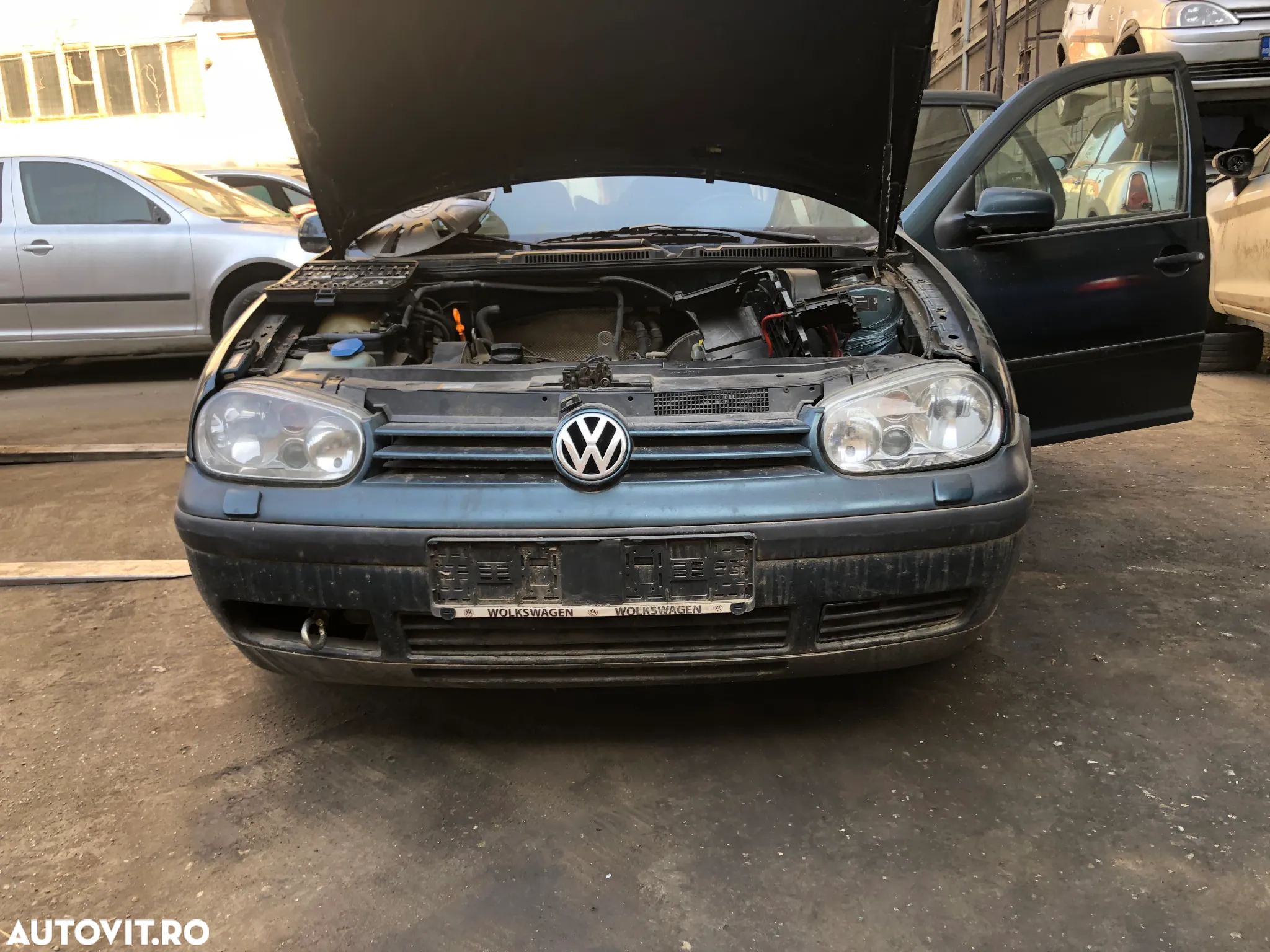 Bara fata VW Volkswagen Golf 4 verde inchis - 5