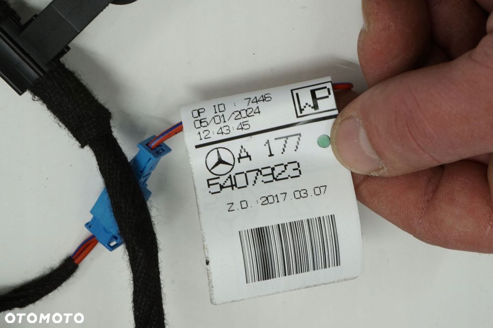 MERCEDES W177 LIFT WIĄZKA INSTALACJA WNĘTRZA KABINY B5395937 - 5