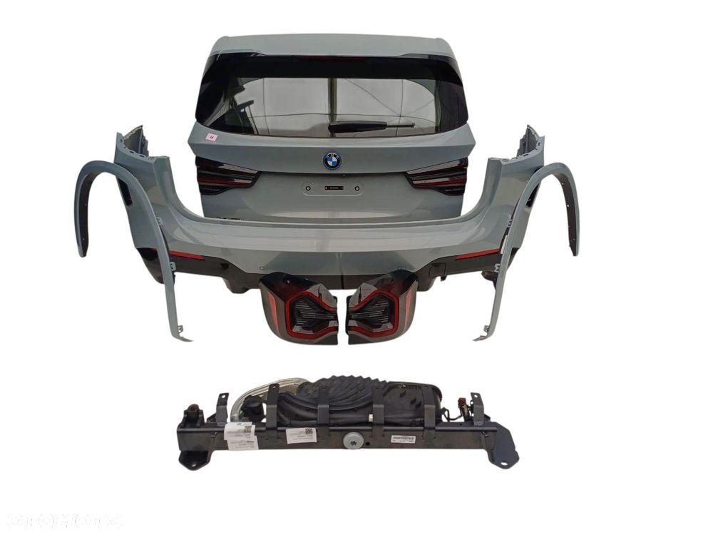 BMW X3 G01 ZDERZAK KLAPA LAMPY SIERPY HAK TYŁ KOMPLET C4P BROOKLYN GRAU METALLIC - 2