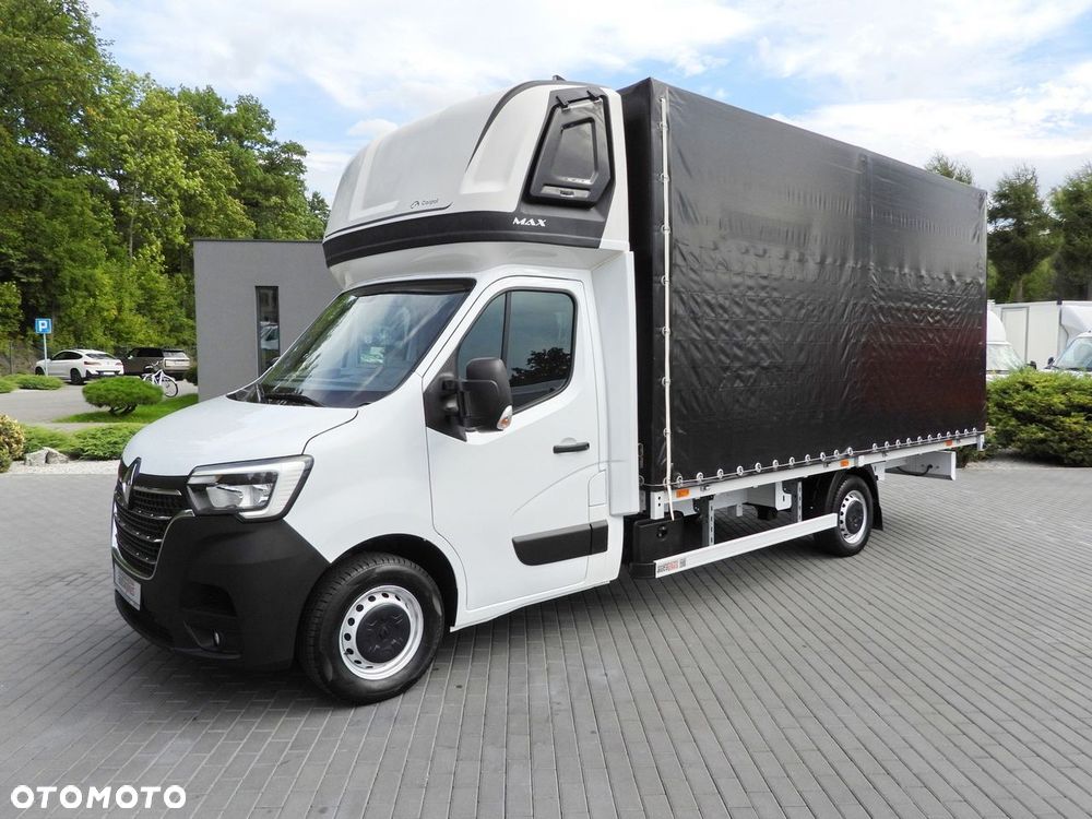 Renault MASTER PLANDEKA 10 PALET WEBASTO TEMPOMAT LEDY PNEUMATYKA KLIMATYZACJA  165KM - 18