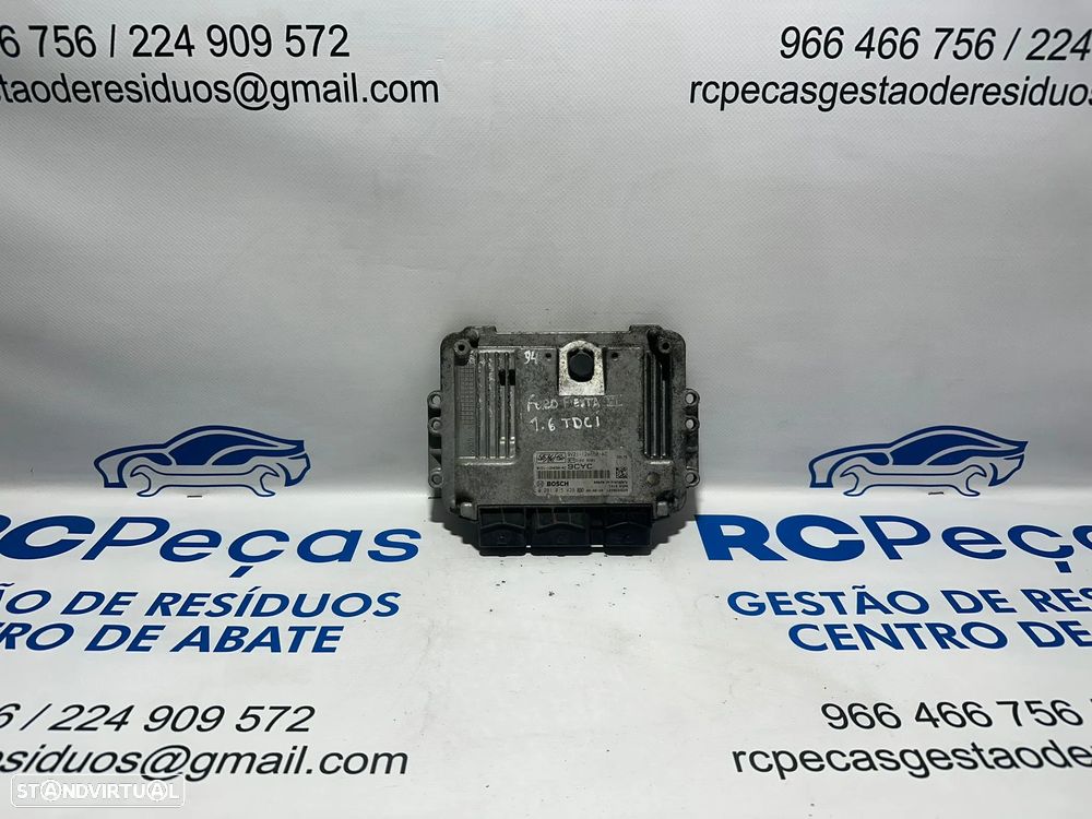 .Centralina Motor Bosch Ford Fiesta MK6 1.6 TDCi 9V2112A650AC 0281015428 2008 - 2013