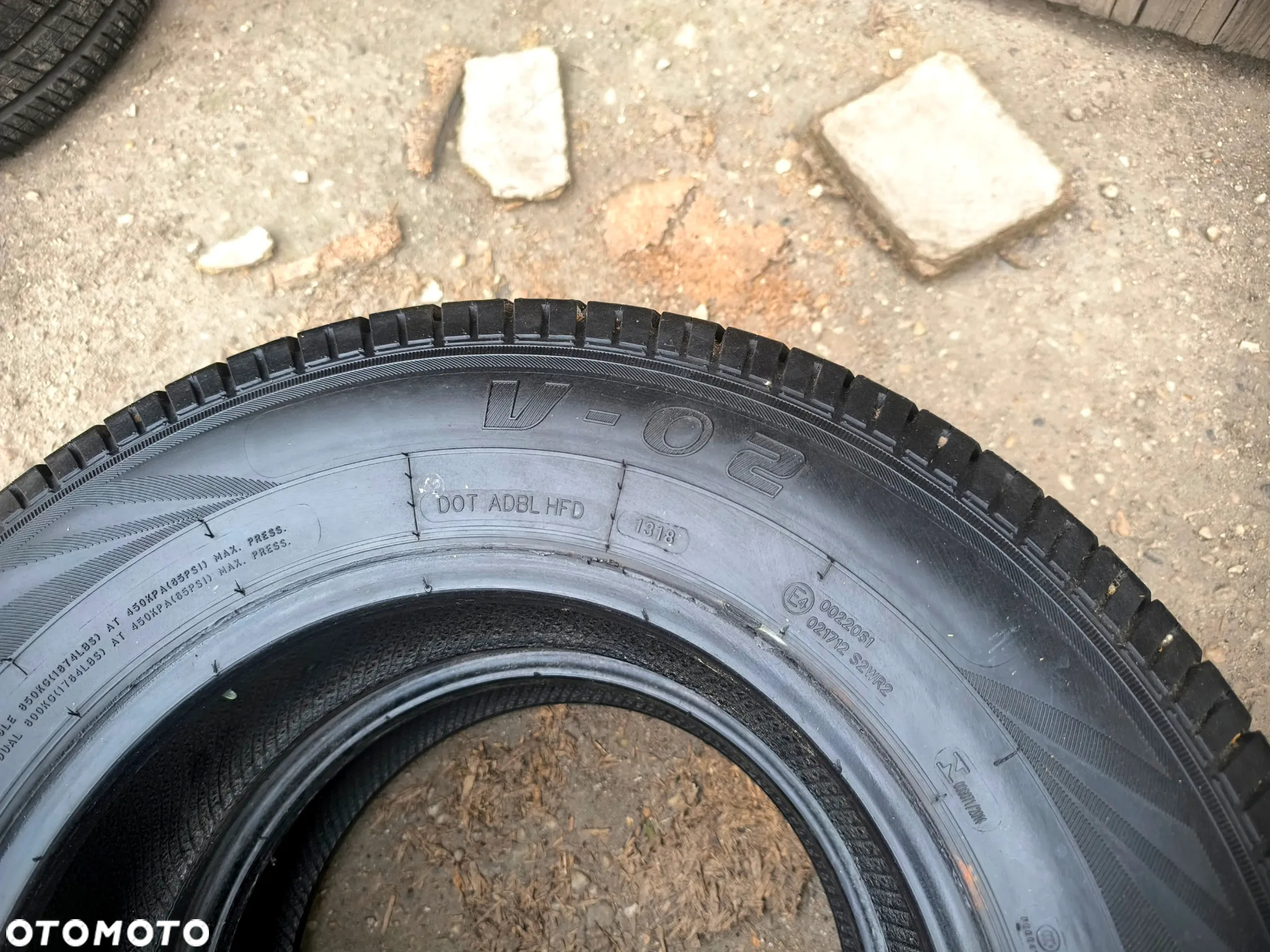 185/80R14C 14 C 185R14C 102/100R Opony Letnie Lato OVATION V-02 7,5mm Legnica ALU-RAD 185/80 - 6