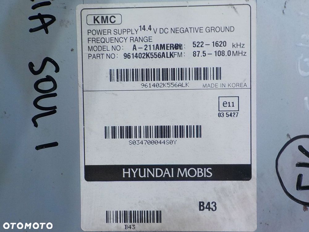 KIA SOUL I 1.6 CRDI 11r 5D radio CD - 5