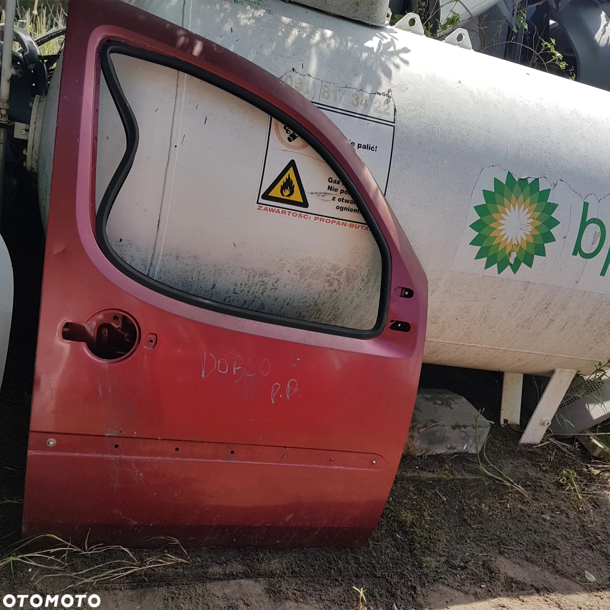 drzwi fiat doblo I doblo lift 01-08 r lewe prawe bez rdzy - 3