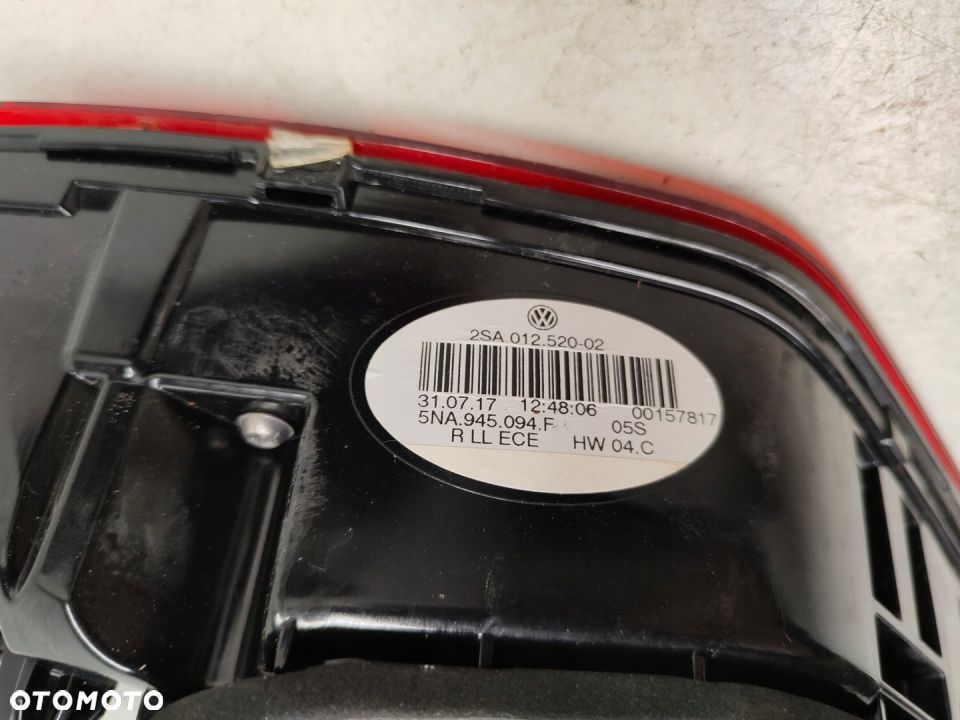 LAMPA TYL PRAWA VW TIGUAN II LED KOMPLET 5NA945094 - 4