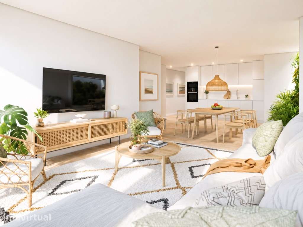 Apartamento T3 com jardim e piscina, em Porto Covo - Grande imagem: 4/15