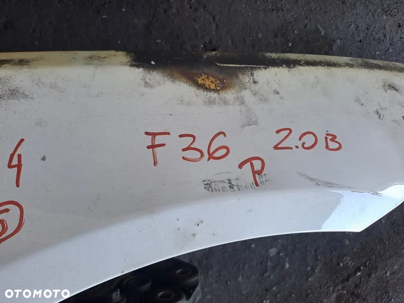 BMW 4 F36 17r BŁOTNIK PRAWY PRZÓD PRZEDNI - 3