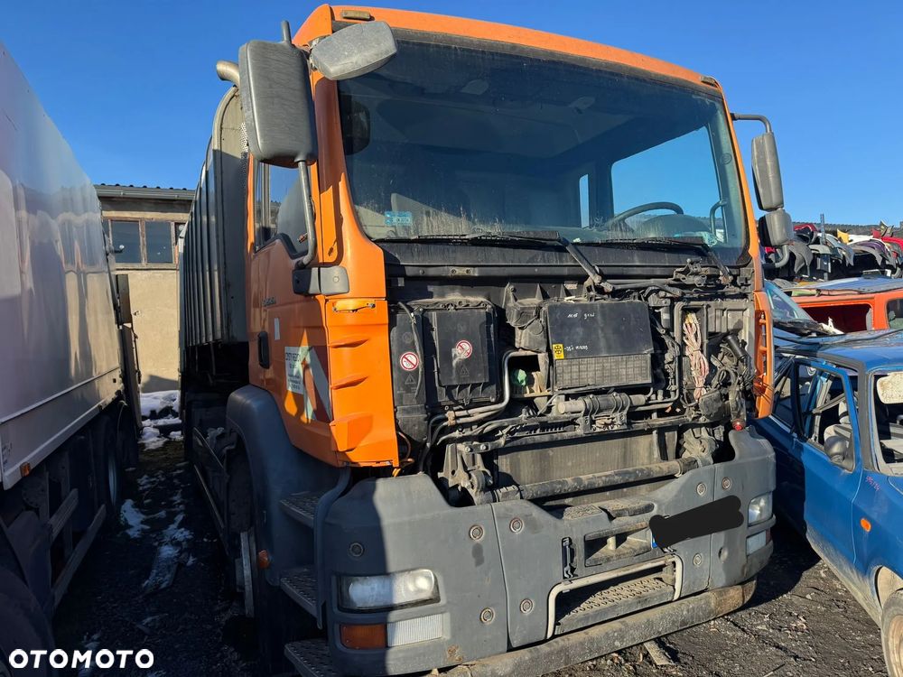 Śmieciarka Man TGA 26.350 Zabudowa FAUN Roto Press 520 na części ! - 1