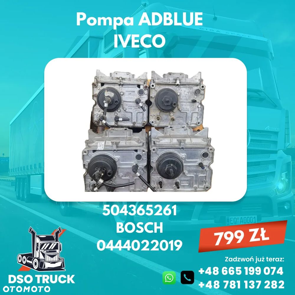 Pompa AdBlue 504365261 BOSCH 0444022019 IVECO - 1