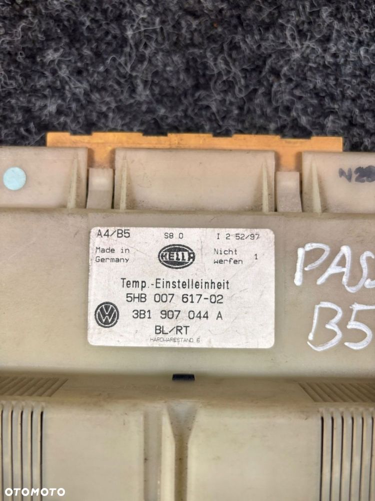 PANEL STEROWANIA NAWIEWU CLIMATRONIC VOLKSWAGEN PASSAT B5 3B1907044B - 3