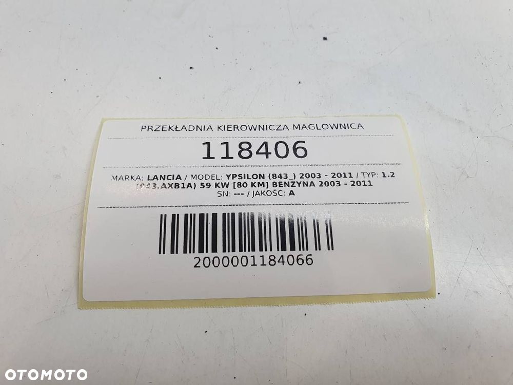 PRZEKŁADNIA KIEROWNICZA MAGLOWNICA LANCIA YPSILON III EUROPA - 5