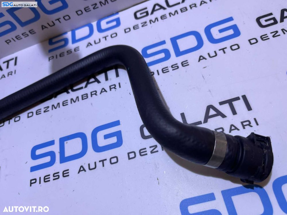 Furtun Furtunuri Conducta Conducte Radiator Apa BMW Seria 5 E60 E61 520 2.0 D N47 2003 - 2010 Cod 7798498 7799750 - 4