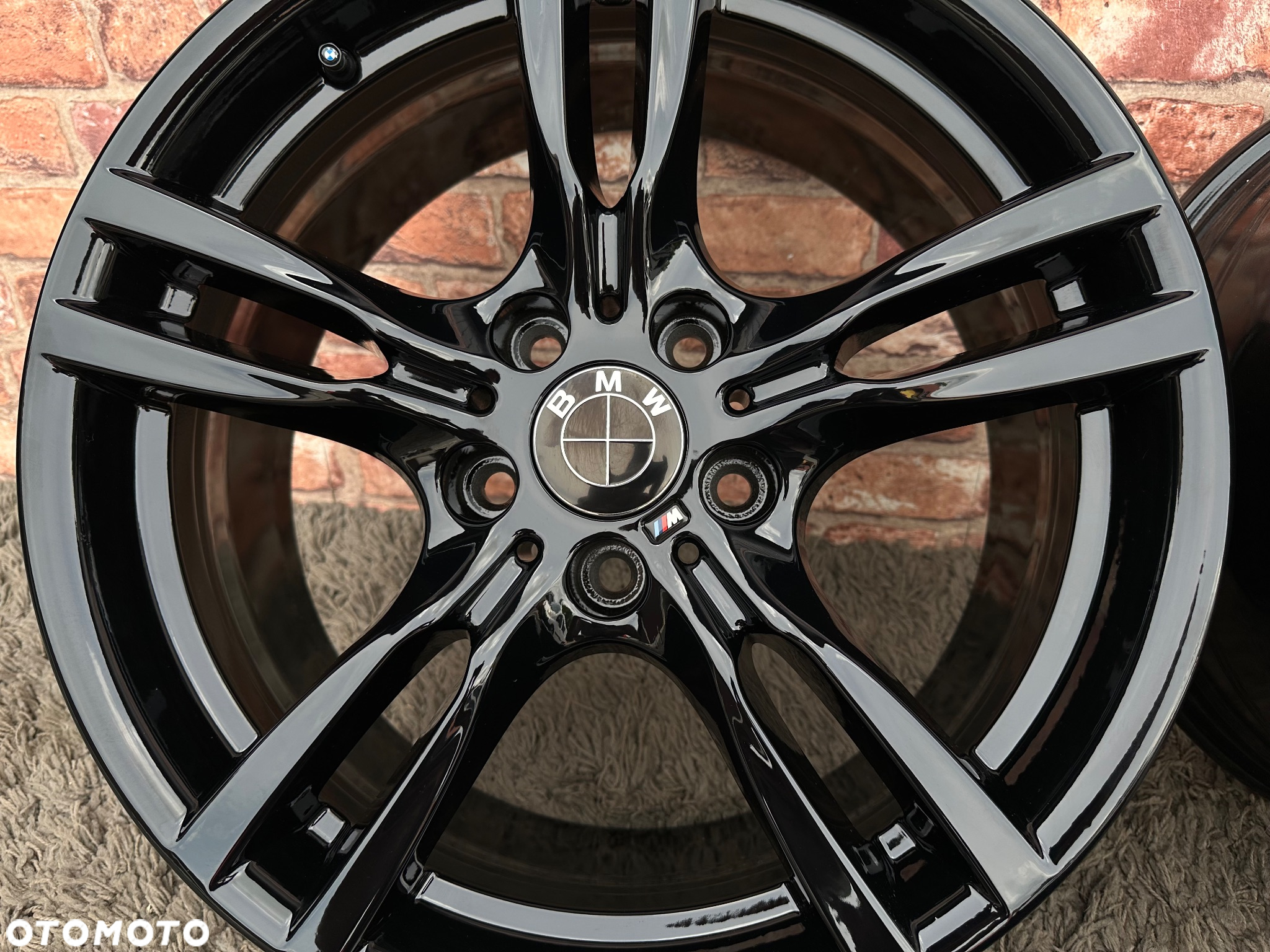 Czarne oryginalne felgi BMW 18 5x120 3 F30 F34 E90 4 2 E46 Z3 Z4 F10 F20 E87 styling 400 M pakiet 8j ET34 8.5j ET47 441 alufelgi Black piano 7845880 - 6