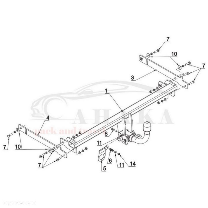 Hak Holowniczy Automat Do Seat Leon St Kombi 2013-2020 - 3