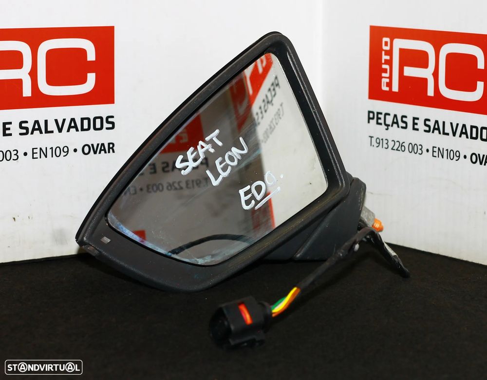 ESPELHO RETROVISOR ESQUERDO SEAT LEON - 2