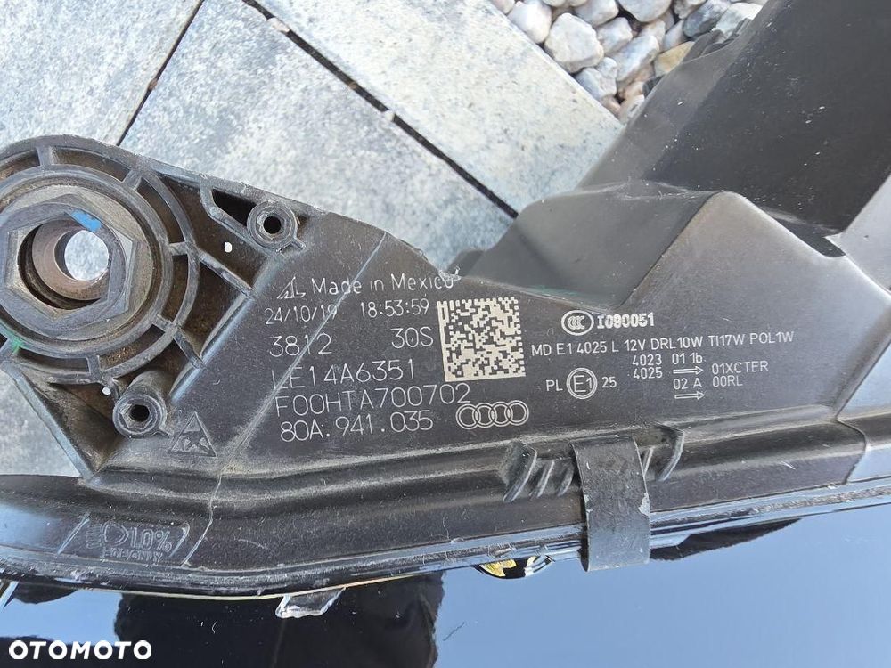 AUDI Q5 SQ5 80A FY Lampa lewa przód Full Led Matrix 80A941035 2019 - 8