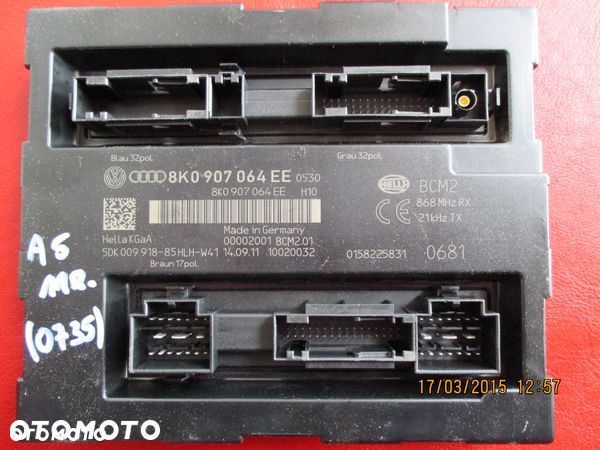 AUDI Q5 A5 8K 8T 11R. MODUŁ KOMFORTU 8K0907064EE