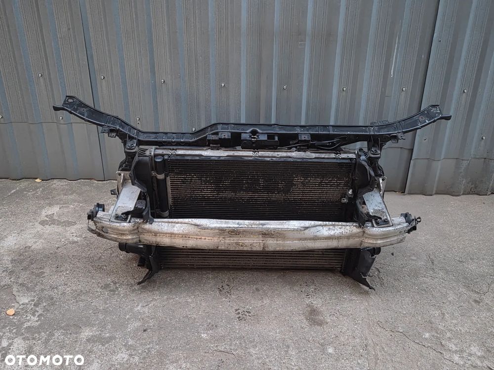 AUDI A4 B8 2,7 3,0 TDI 2007-2011 PAS PRZEDNI WZMOCNIENIE CZOŁOWE CHŁODNICE WENTYLATORY KPL POMORSKIE