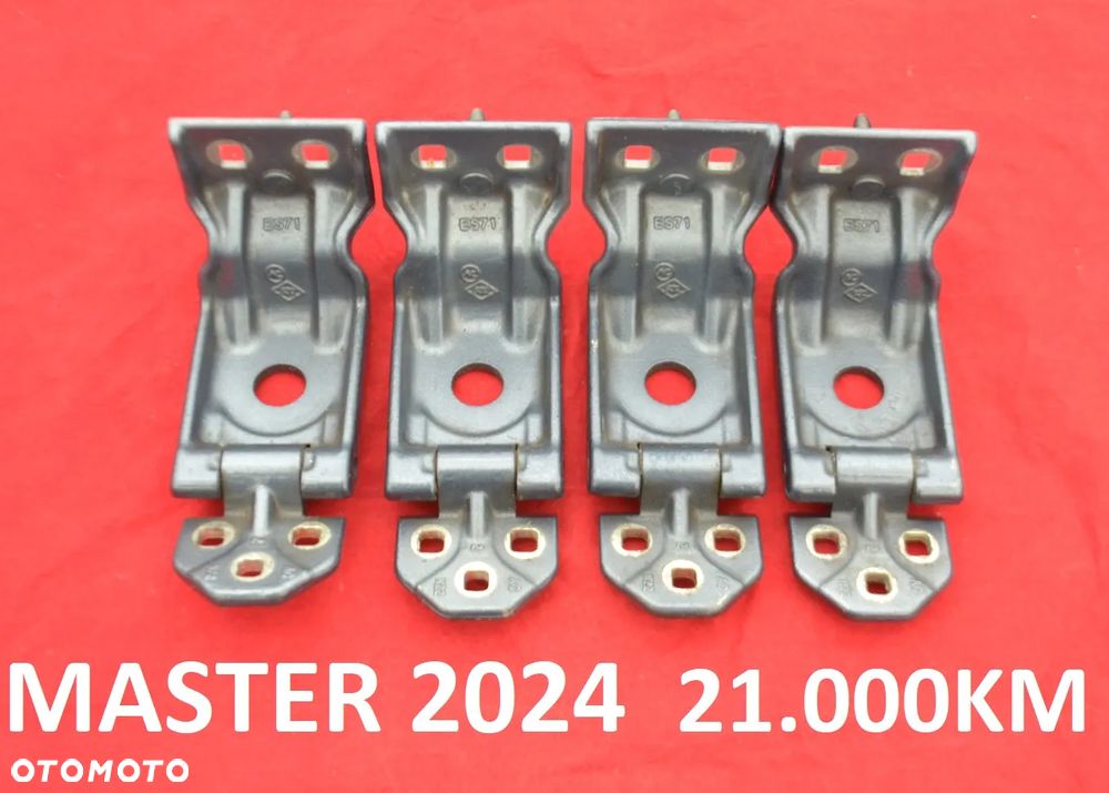 RENAULT MASTER 2.3DCI 3 III 4 IV Zawias Zawiasy Tyl Tylne KOMPLET - 1